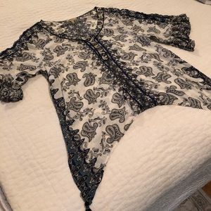 Democracy Bell Sleeve Tassel Top